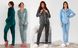 Фото №7 з 7 товару Жіночий домашній костюм Штани + Кофта на гудзиках Срібний срібло бк