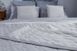 Фото №4 з 8 товару Двостороннє велюровое покривало стьобане Руно Velour Ice Світло-сіре Ice