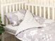 Фото №2 из 7 товара Постельное белье в кроватку Руно Бязь Grey Star простынь на резинке