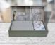 Фото №2 з 5 товару Набір постільної білизни з пледом First Choice Ranforce Sole Pique Grey 40589