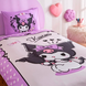 Фото №3 з 3 товару Постільна білизна TAC Disney 100% Бавовна Disney Kuromi простирадло на гумці p-60318440