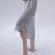 Фото №4 из 4 товара Женская длинная муслиновая рубашка - платье Penelope Serli Светло Серая