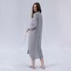 Фото №1 из 4 товара Женская длинная муслиновая рубашка - платье Penelope Serli Светло Серая