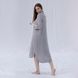 Фото №2 из 4 товара Женская длинная муслиновая рубашка - платье Penelope Serli Светло Серая