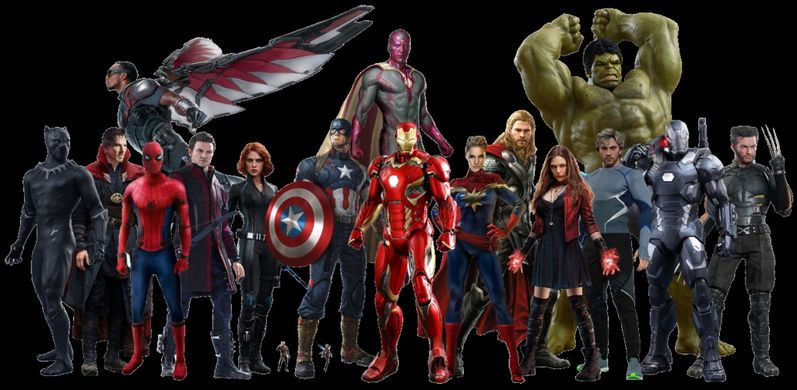 Фото Комплект постільної білизни TAC Ранфорс Disney Avengers Face to Face