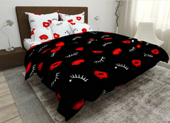 Фото Комплект постельного белья Selena Поцелуйчики Бязь Люкс 100663