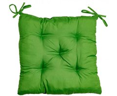 Фото Зеленая подушка на стул Прованс Фибра