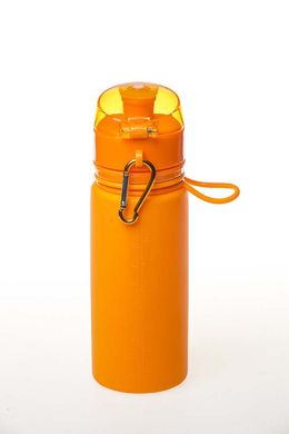 Фото Пляшка силіконова Tramp 500 мл, помаранчева