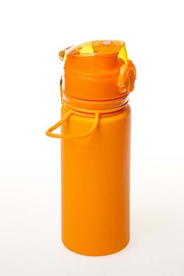 Фото Бутылка силиконовая Tramp 500мл, оранжевая