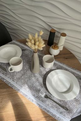 Фото Скатерть с кружевом Агата Кружева Капучино