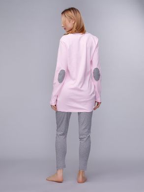 Фото Домашній бавовняний комплект-піжама U.S. Polo Assn 15515 Реглан + Лосини Рожевий