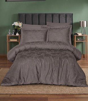 Фото Комплект постельное белья Saheser Delux Jacquard Сатин Celesta Vizon