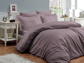 Фото Постільна білизна Athena Lilac Jacquard Satin Сатин Жакард First Choice 1939-01