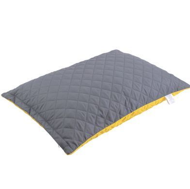 Фото Декоративная стеганая наволочка Руно Yellow Grey Жёлто-Серая