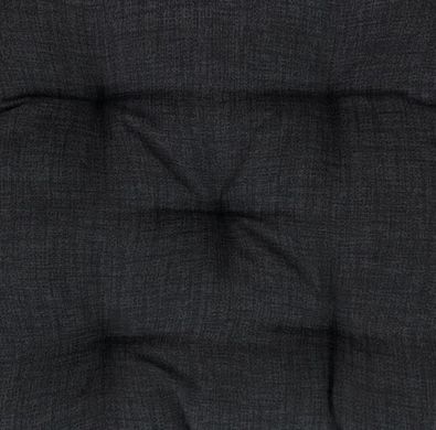 Фото Подушка декоративна для стільця однотонна Прованс Black Milan