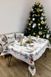 Фото №1 з 6 товару Скатертина новорічна гобеленова з велюром Прованс Святковий дім