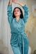 Фото №2 з 11 товару Жіночий домашній костюм Велюр в рубчик Штани + Кофта на гудзиках Тіфані 907