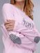 Фото №3 з 4 товару Домашній бавовняний комплект-піжама U.S. Polo Assn 15515 Реглан + Лосини Рожевий
