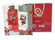 Фото №1 з 2 товару Набір кухонних рушників з новорічним дизайном Santa 2шт 19967