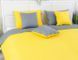 Фото №5 из 7 товара Декоративная стеганая наволочка Руно Yellow Grey Жёлто-Серая