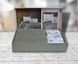 Фото №2 з 5 товару Набір постільної білизни з пледом First Choice Ranforce Sole Pique Green 40588