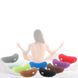 Фото №7 з 11 товару Подушка-валик для йоги та медитації з гречаним лушпинням Ideia Зелена