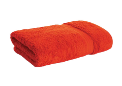 Фото Оранжевое полотенце махровое Daisy 100% Хлопок 750 г