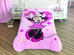 Фото Плед-покривало Акрил TAC Disney Minnie Mouse Love Рожеве