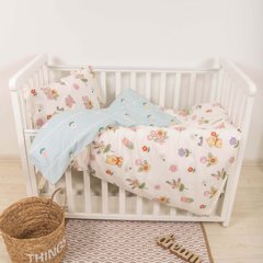 Фото Комплект білизни в дитяче ліжечко Viluta Сатин Твіл №620 простирадло на резинці