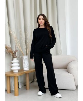 Фото Женские трикотажные вязаные брюки Jolie Черный