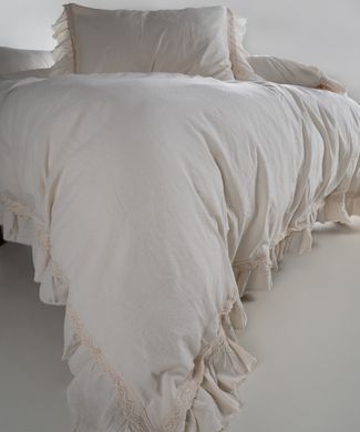 Фото Комплект постільної білизни Limasso Stonewashed Francesca Варена Бавовна Cream 40964