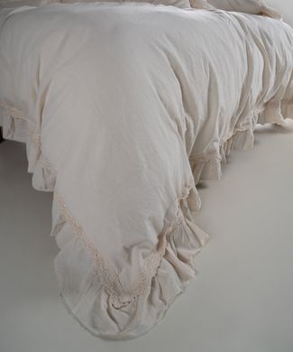 Фото Комплект постільної білизни Limasso Stonewashed Francesca Варена Бавовна Cream 40964