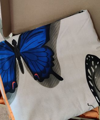 Фото Комплект постельного белья ТМ Tag Ранфорс 100% Хлопок Цветные  Бабочки R-T9217