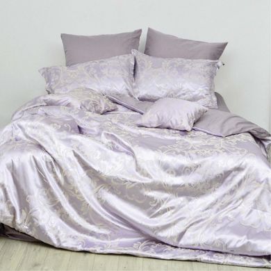 Фото Комплект постельного белья Viluta Tiare Сатин Жаккард № 2109 Сиреневый