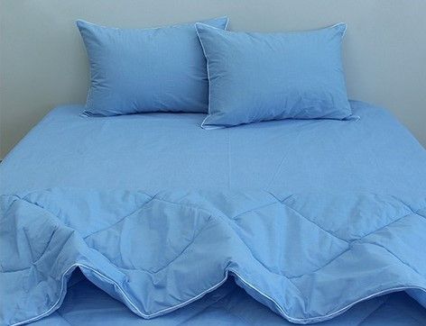 Фото Комплект летний Elegant Одеяло + Простынь + Наволочки Синий