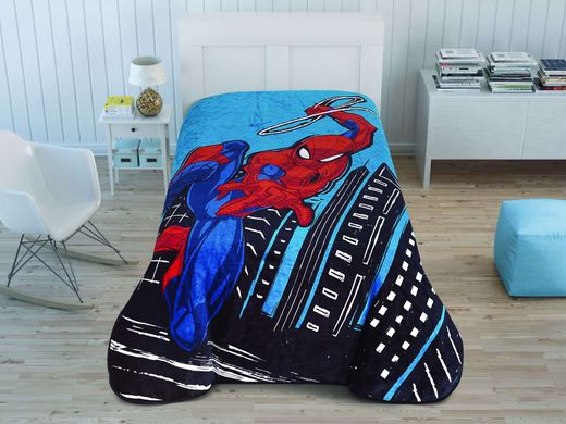 Фото Плед-покривало TAC Disney Spiderman Action 160×220