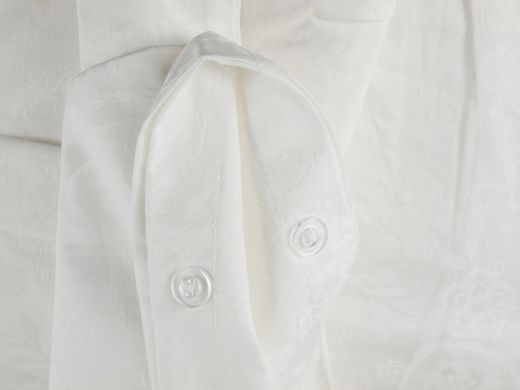 Фото Постельное белье Сатин Жаккарад 100% Хлопок TAC Brinley White Белое