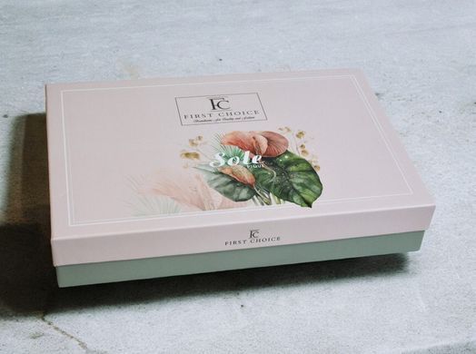 Фото Набір постільної білизни з пледом First Choice Ranforce Sole Pique Cream 40587