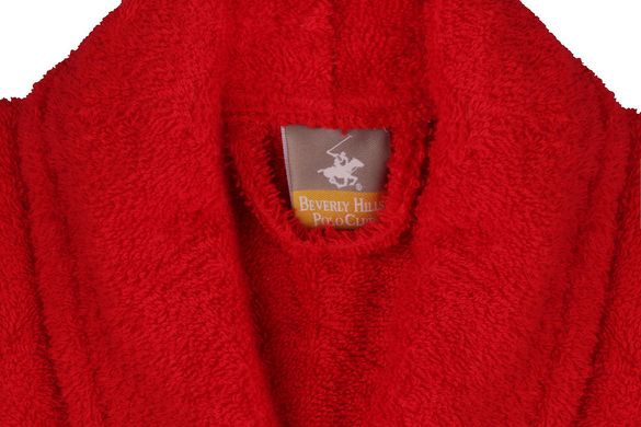 Фото Махровый халат Beverly Hills Polo Club Хлопок 355BHP1711 Red Красный