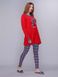 Фото №1 из 4 товара Домашний хлопковий комплект-пижама U.S. Polo Assn 15521 Реглан + Лосины Красный