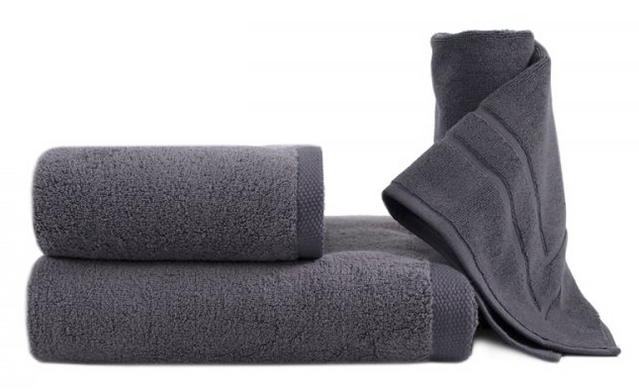 Фото Килимок-рушник для ніг Lotus Отель 100% Бавовна 800 г/м² Темно-сірий