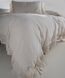 Фото №4 з 8 товару Комплект постільної білизни Limasso Stonewashed Francesca Варена Бавовна Cream 40964