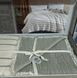 Фото №2 з 2 товару Покривало муслінове Moss Exclusive Muslin Yesil Зелена Смужка 34304