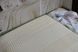 Фото №3 з 5 товару Набір постільної білизни з пледом First Choice Ranforce Sole Pique Cream 40587