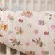 Фото №3 з 10 товару Комплект білизни в дитяче ліжечко Viluta Сатин Твіл №620 простирадло на резинці