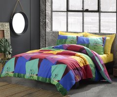 Фото Комплект постельного белья Eponj Home Ранфорс Les Paradise Mixrenk Разноцветный