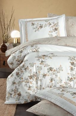 Фото Постільна білизна La Romano Premium Satin Єгипетська бавовна Lina Beige m019569