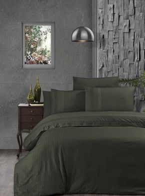 Фото Комплект постільної білизни Gala Dark Green Ранфорс Люкс First Сhoice m018482