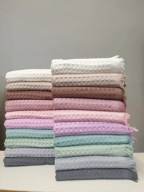 Фото Набір з 2-х сірих вафельних рушників Alexa 100% Бавовна