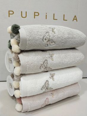 Фото Набор из 4-х махровых полотенец с вышивкой Pupilla Sila V1